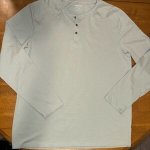 Goodfellow & Co Men's Light Blue Henley Shirt
